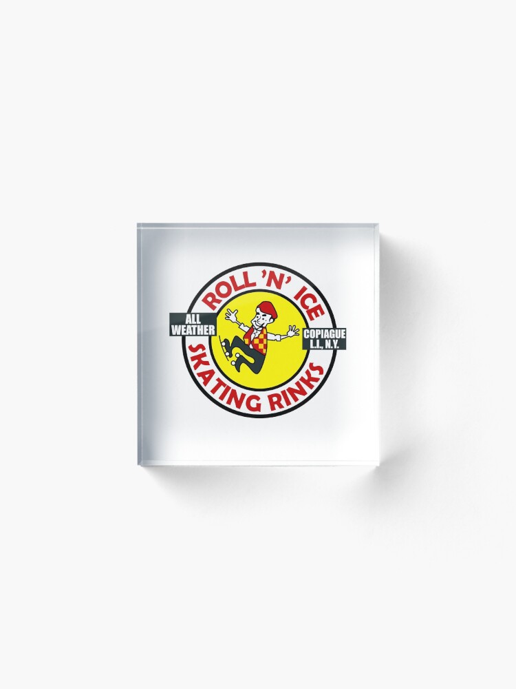 Alternate view of Roll 'N' Ice Skating Rinks - Copiague, New York Acrylic Block