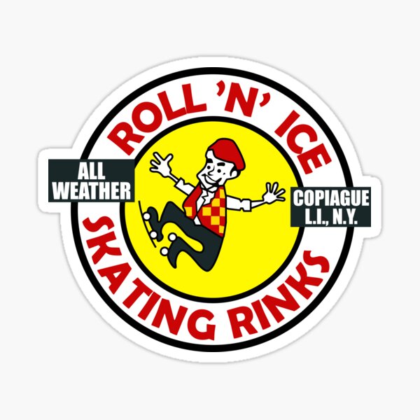 Roll 'N' Ice Skating Rinks - Copiague, New York Sticker
