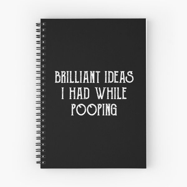 Item preview, Brilliant Ideas I Had While Pooping T-Shirt designed and sold by BlackDodo.