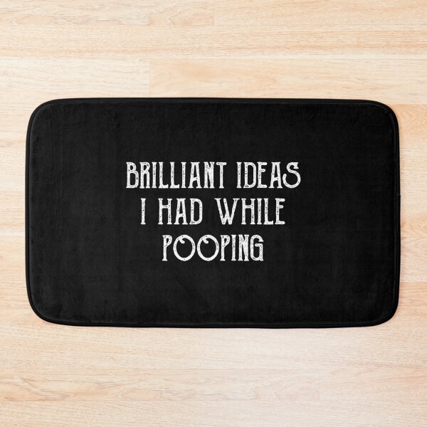 Item preview, Brilliant Ideas I Had While Pooping T-Shirt designed and sold by BlackDodo.