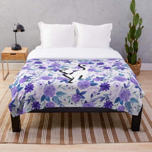 Item preview, Gato floral en flores Popoki 611 designed and sold by VinBasis.