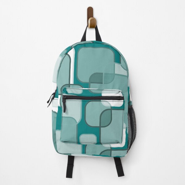 Item preview, Retro Square Bubbles - Shades of Teal designed and sold by Quooki.