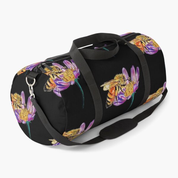 Item preview, Golden Honey Bee (Black Background) designed and sold by Sarah Girard.