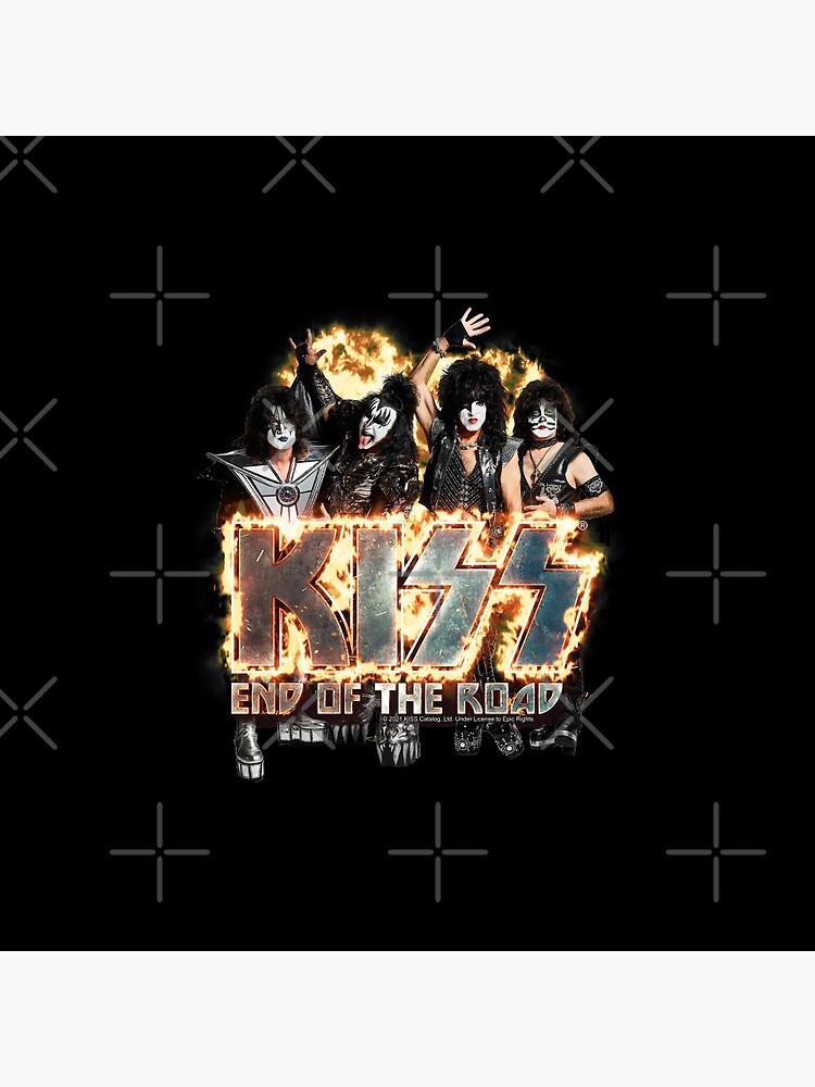 KISS ® the band - End of the Road on Fire Logo