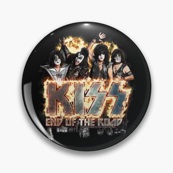 Item preview, KISS ® the band - End of the Road on Fire Logo designed and sold by musmus76.