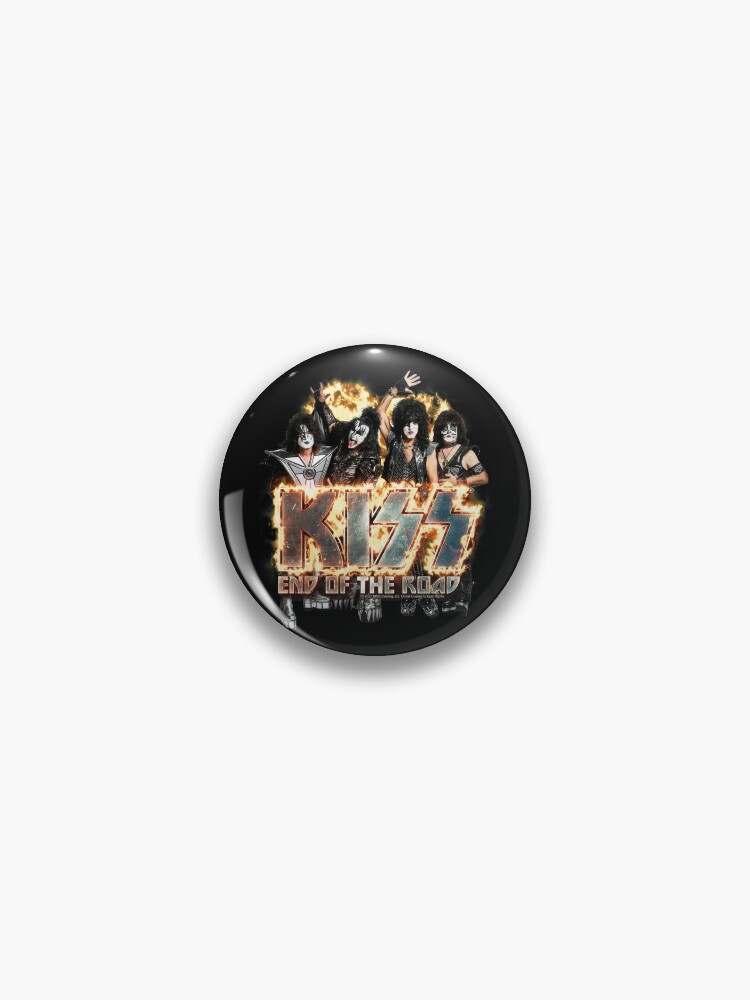 KISS ® the band - End of the Road on Fire Logo | Pin