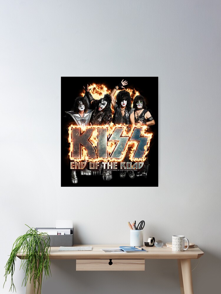 KISS ® the band - End of the Road on Fire Logo
