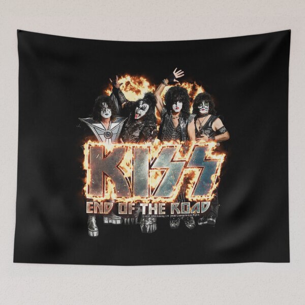 Item preview, KISS ® the band - End of the Road on Fire Logo designed and sold by musmus76.