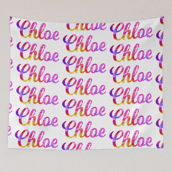Item preview, Chloe girls name pretty design designed and sold by ComicKitsch.