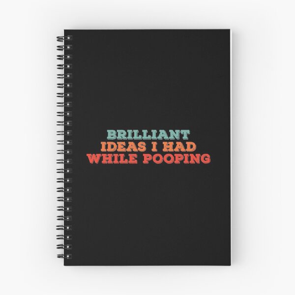 Item preview, Brilliant Ideas I Had While Pooping T-Shirt designed and sold by BlackDodo.
