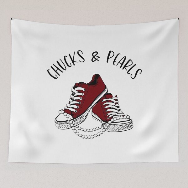 Item preview, Chucks And Pearls designed and sold by designbychow.