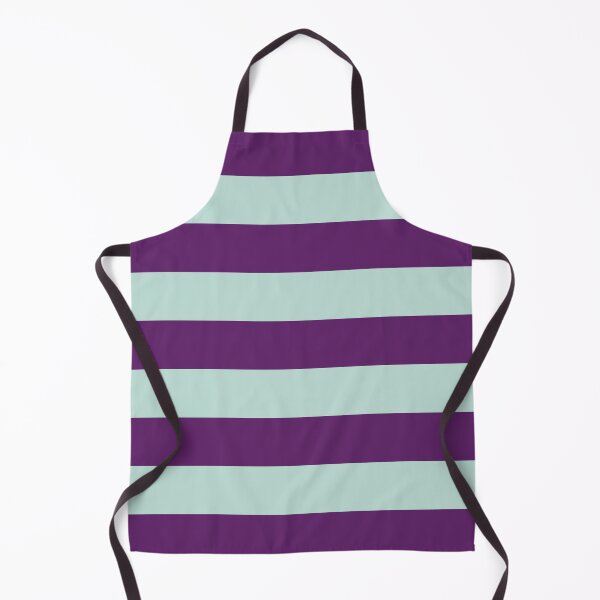 Item preview, Medium AUBERGINE and MINT GREEN Horizontal STRIPES designed and sold by RachelMacht.
