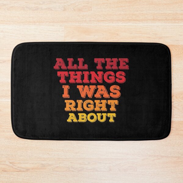 Item preview, All The Things I Was Right About Spiral Notebook designed and sold by BlackDodo.