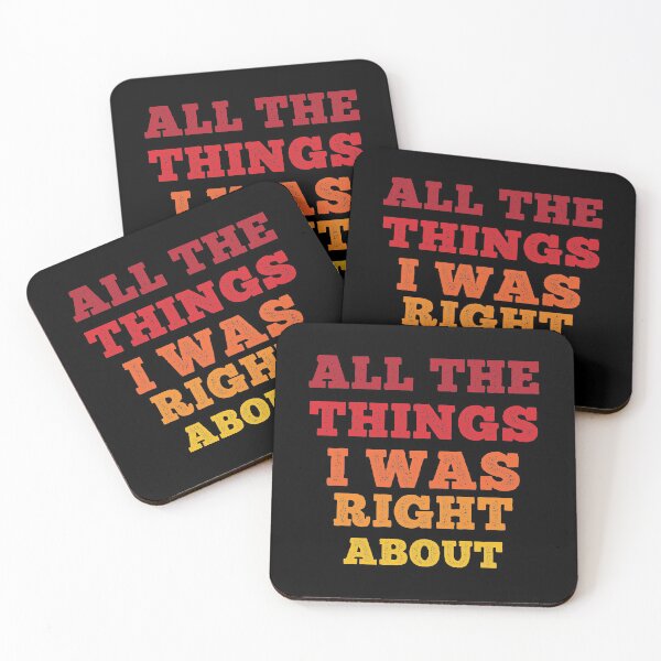 Item preview, All The Things I Was Right About Spiral Notebook designed and sold by BlackDodo.