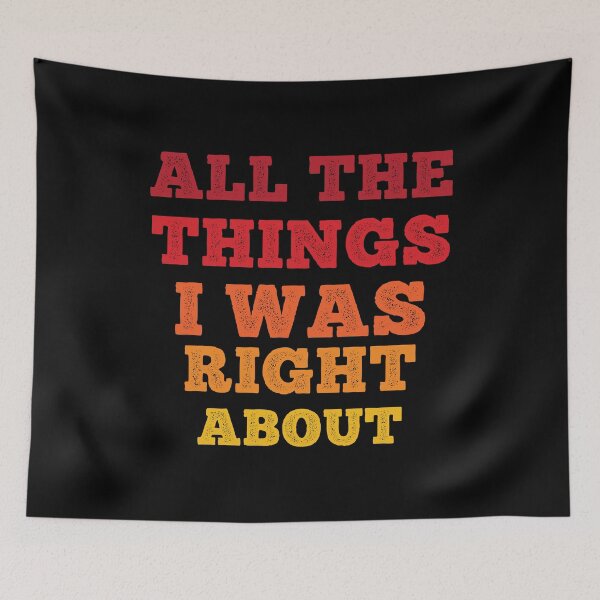 Item preview, All The Things I Was Right About Spiral Notebook designed and sold by BlackDodo.