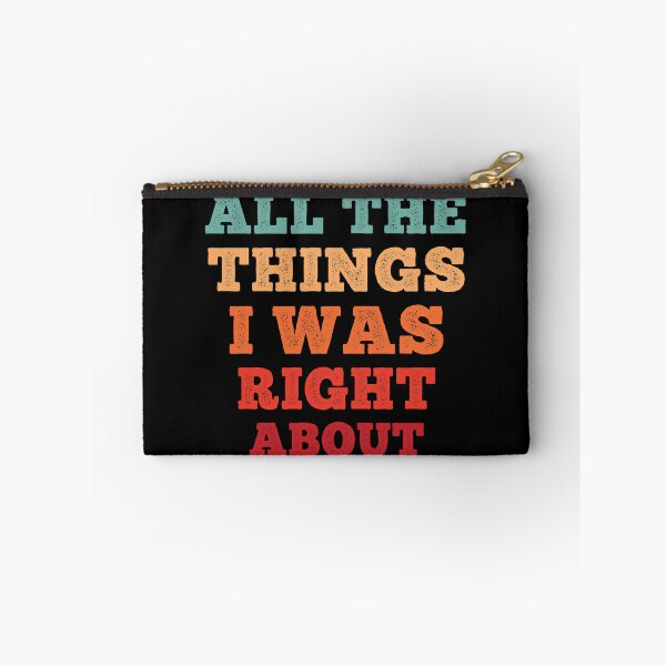 Item preview, All The Things I Was Right About Spiral Notebook designed and sold by BlackDodo.