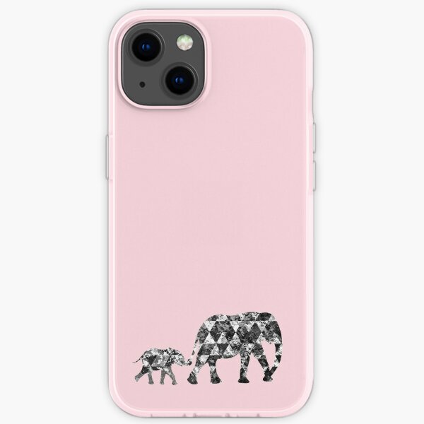 Patchwork Elephant iPhone Soft Case