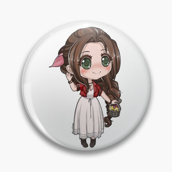Item preview,  Aerith Gainsborough Chibi designed and sold by SarahRoseArts.