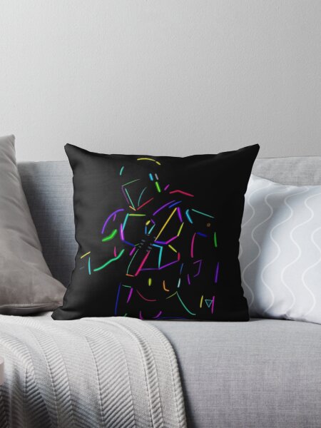 Vista previa del artículo con la obra «Din Djarin», diseñado y vendido por CakeEaterDesign.