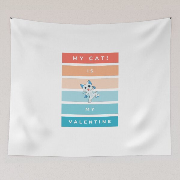 Item preview, My Cat is my valentine designed and sold by Magical  Designs.