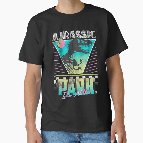 Jurassic Park Isla Nublar Retro Distressed Logo Classic T-Shirt