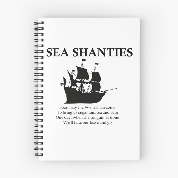 Item preview, Sea shanties ship design designed and sold by odrito.