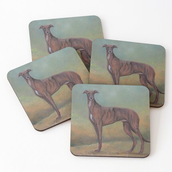 Item preview, Dark Brindle Greyhound designed and sold by Charlotte Yealey.