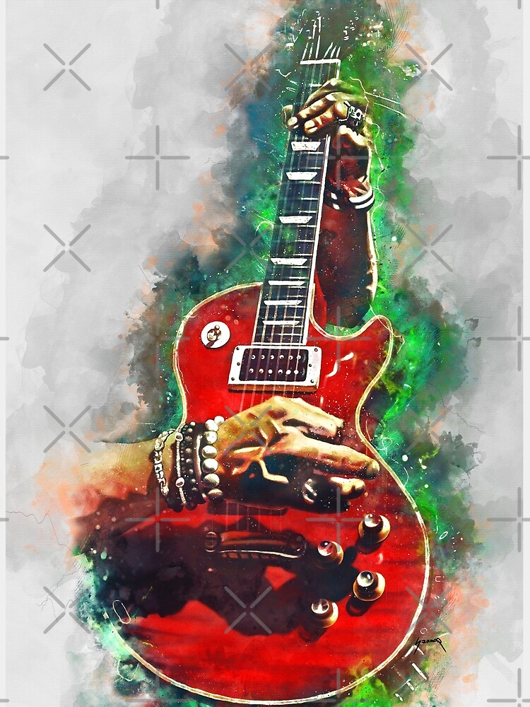 "Slasher Blood Red Guitar" Poster For Sale By Popcultposters1 | Redbubble