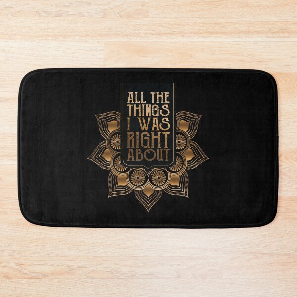 Item preview, All The Things I Was Right About Spiral Notebook designed and sold by BlackDodo.