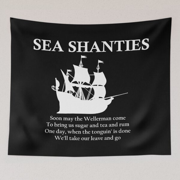 Item preview, Sea shanties ship design designed and sold by odrito.