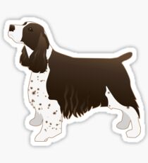 English Springer Spaniel Basic Breed Silhouette Sticker