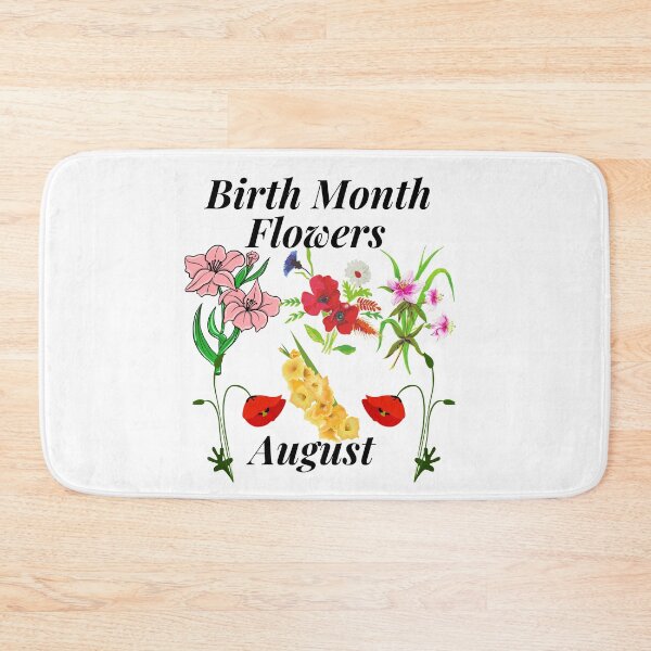 Item preview, Birth Month Flowers,  August. designed and sold by MacjarrGems.