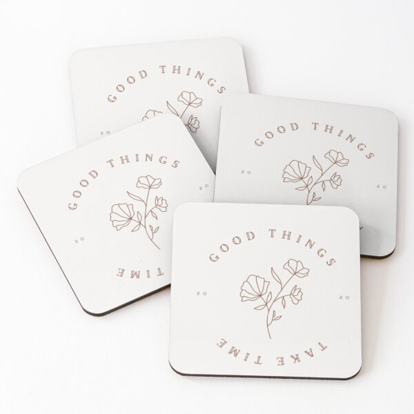 Item preview, Good things take time inspirational quote designed and sold by lizzielemone.