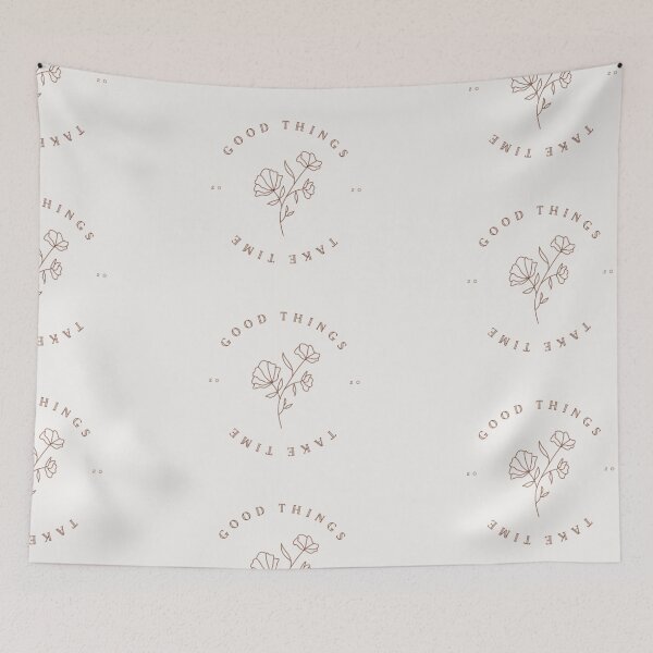 Item preview, Good things take time inspirational quote designed and sold by lizzielemone.