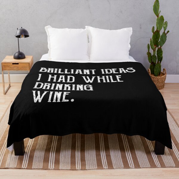 Item preview, Brilliant Ideas I Had While Drinking Wine T-Shirt designed and sold by BlackDodo.