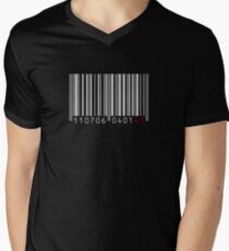 HITMAN Agent 47 Barcode Men's V-Neck T-Shirt