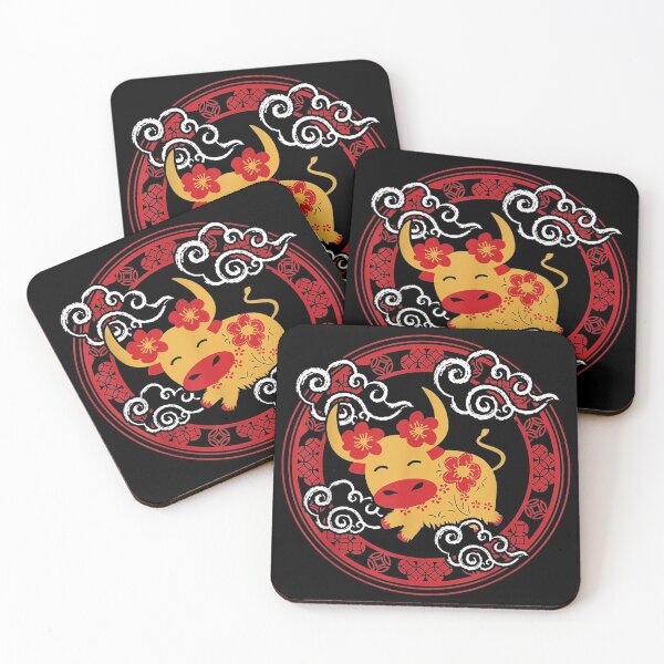 Item preview, Year Of The Ox 2021  Funny Happy Chinese New Year 4 designed and sold by ADAMANDREWSAU.