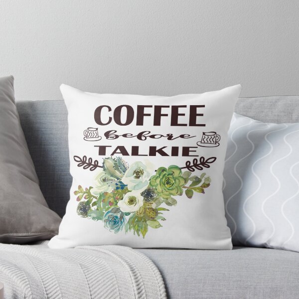 Item preview, No Talkie before Coffee designed and sold by wildwhimsical.