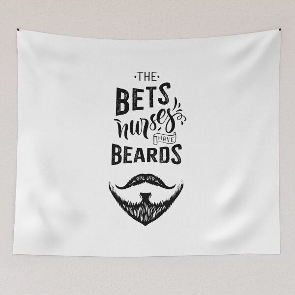 Item preview, The Best Nurses Have Beards designed and sold by chulitad.