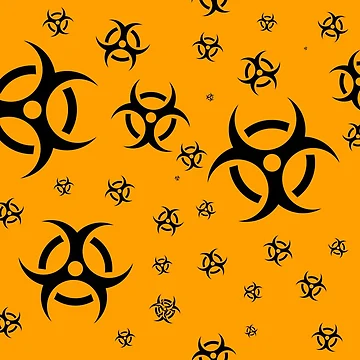 Artwork thumbnail, Biohazard Splash Pattern by kernowerno