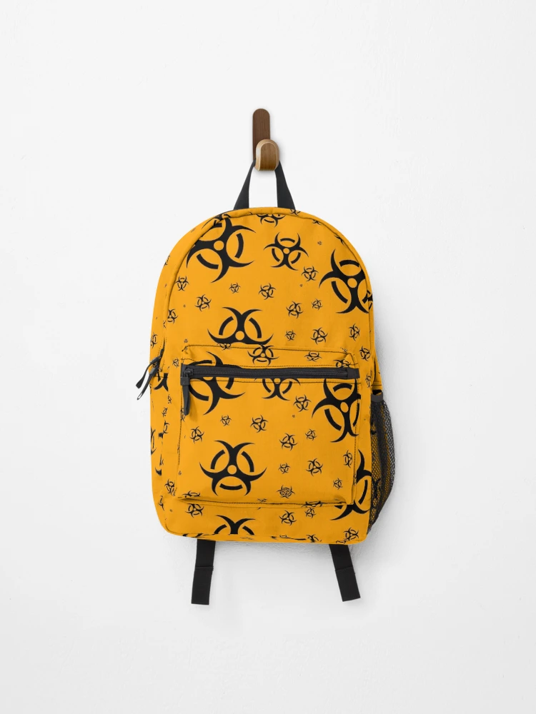 Thumbnail 1 of 3, Backpack, Biohazard Splash Pattern designed and sold by kernowerno.