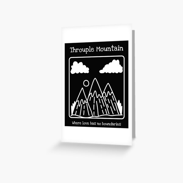 Throuple Mountain Greeting Card