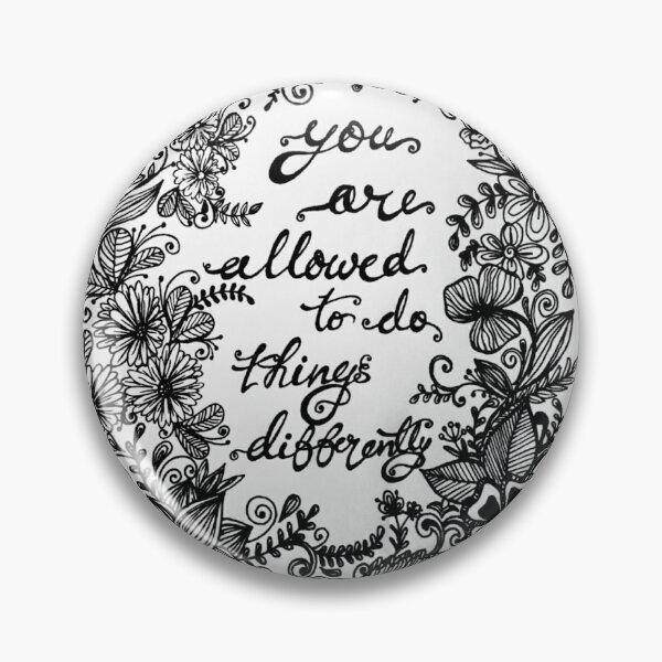 Item preview, Floral doodles with quote print designed and sold by Agapita.
