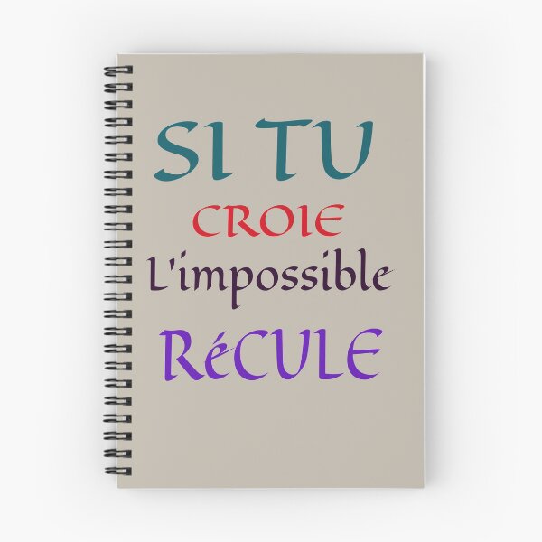 Item preview, IF YOU BELIEVE THE IMPOSSIBLE RECULE designed and sold by Mahamat-Samb25.