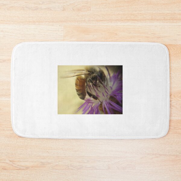 Item preview, Bee on violet flower designed and sold by NaturaFotos.