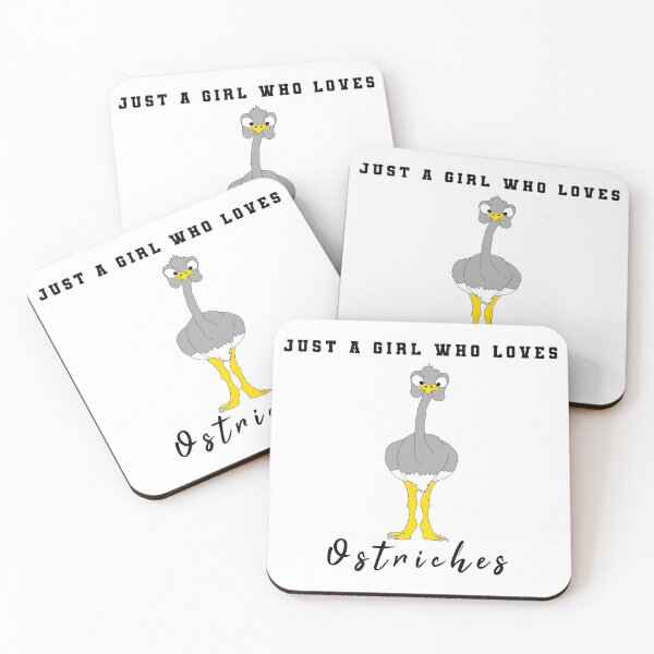 Item preview, Just A Girl Who Loves Ostriches designed and sold by superdumb70.