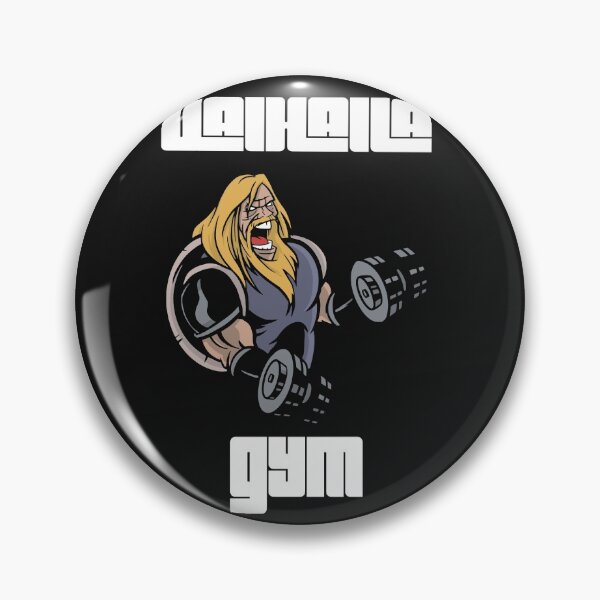 Item preview, Valhalla Gym Fitness Vikers Bodybuilding Walhlla Vikings designed and sold by Bearded-Viking.