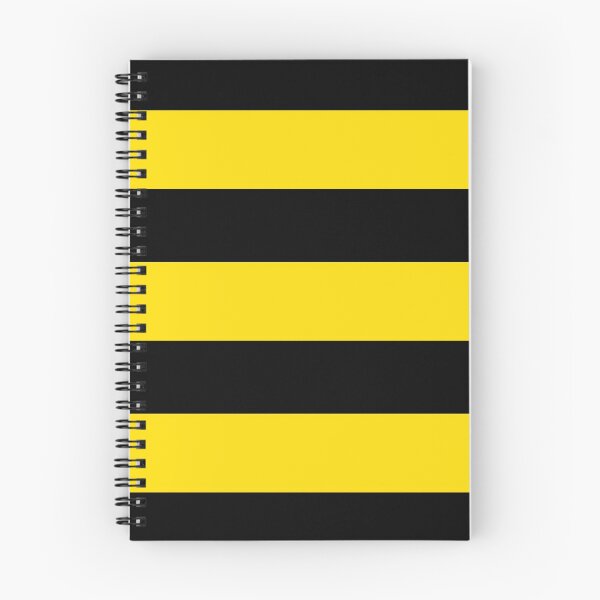 Item preview, Yellow Black Wide horizontal Stripes designed and sold by Feeling Artsy.