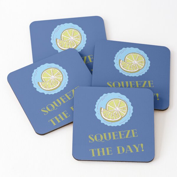 Item preview, Squeeze The Day, Seize The Day Pun designed and sold by GoodMoodFood.