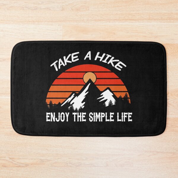 Item preview, Take A Hike, Enjoy the Simple Life Mountain Climbing Hiking  designed and sold by Belmzouart.